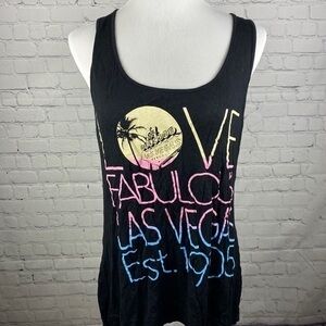 Las Vegas racer back tank top size xl‎